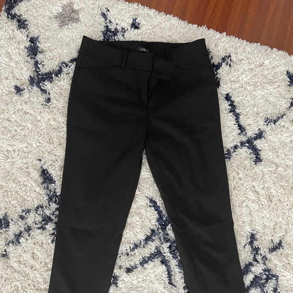 Loft black pant sz 4 tall